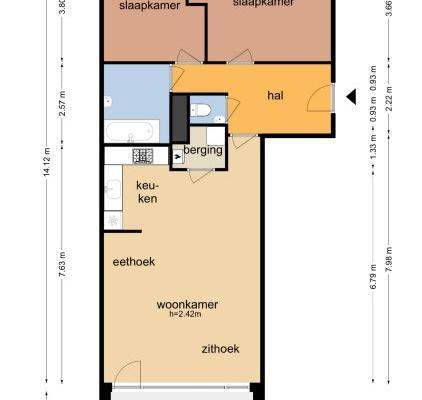 Appartement Stationsstraat in Helmond